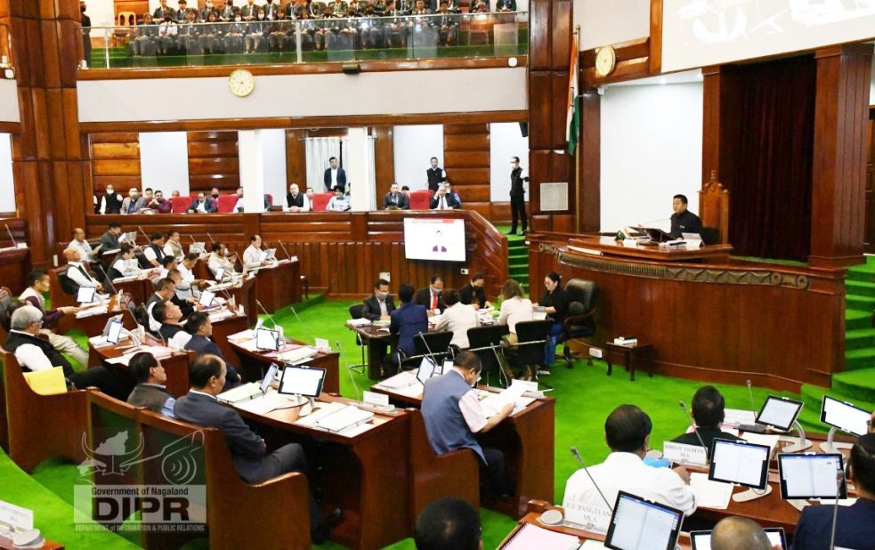 The twelfth session of the 13th Nagaland legislative Assembly commenced on September 20. (DIPR Photo)